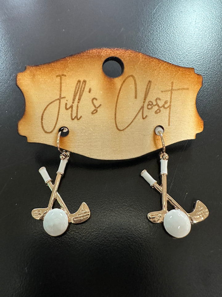 Golf Earrings
