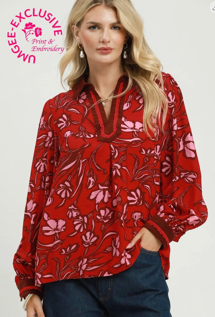 Code Red Blouse
