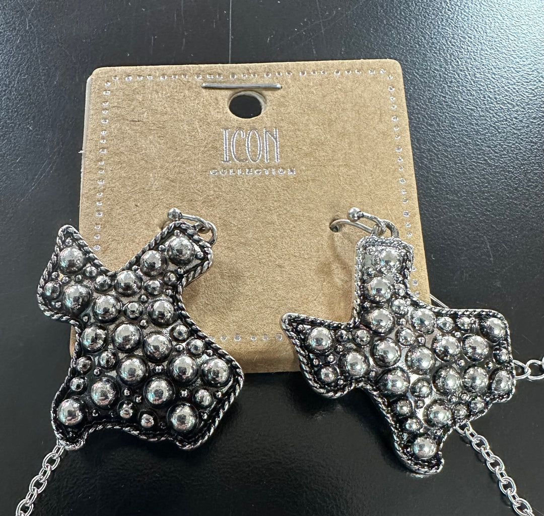 Texas Necklace & Earring Set