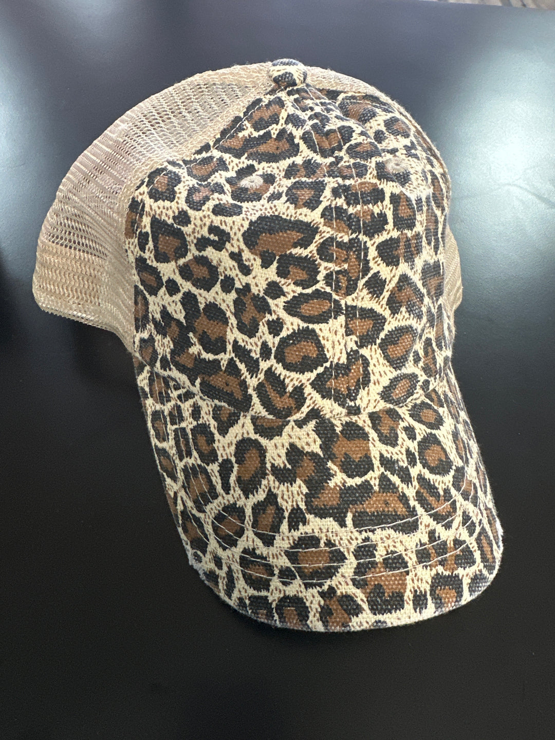 Checkered or Leopard Foam Trucker Hat