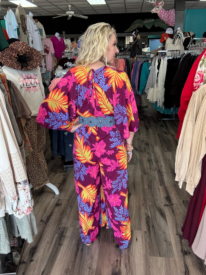 Plum Crazy Jumpsuit