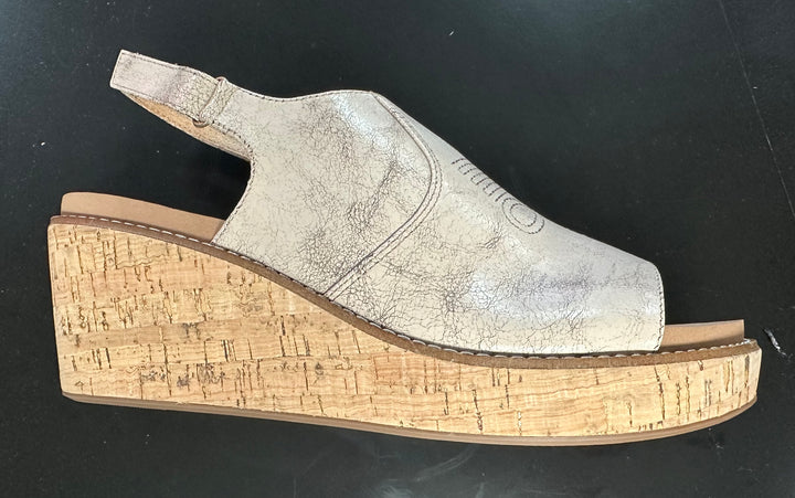 Corky’s Carley Cream Crackle Boot Stitch Shoes