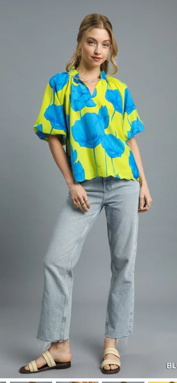 Big Poppy Blouse