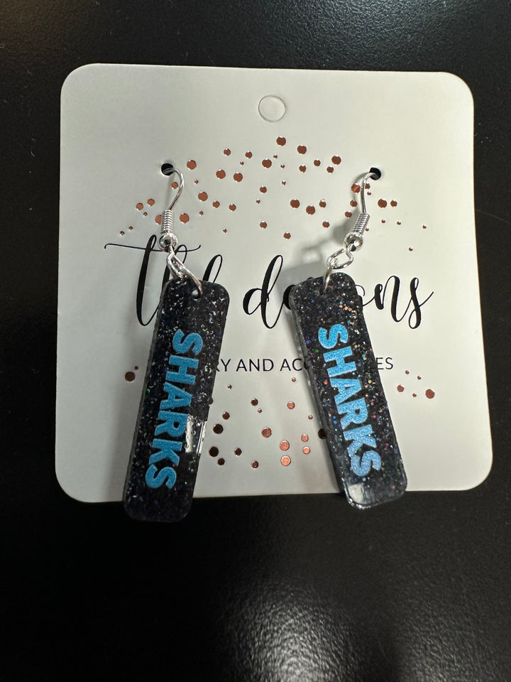 Game Day Sticks School Earrings