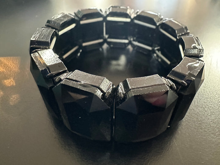 Lg. stone faceted Crystal Bracelets