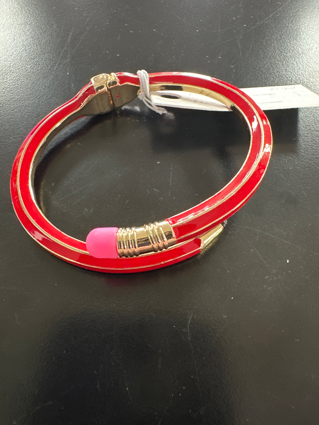 Teacher Pencil Bangle Bracelet