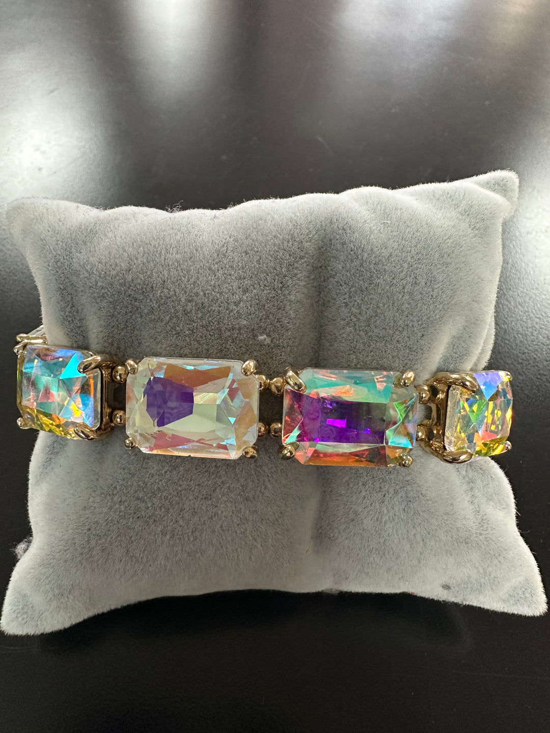 Fall’s Rectangular Faceted Stone Bracelets