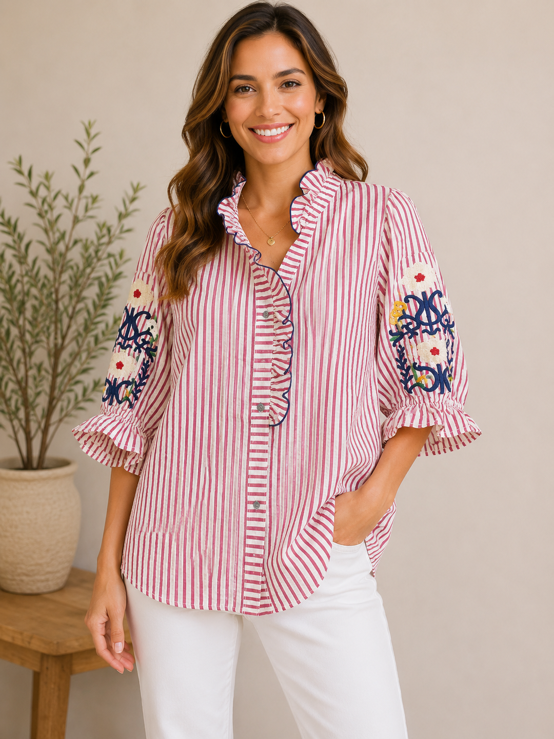 Sweet Caroline Stripe Top