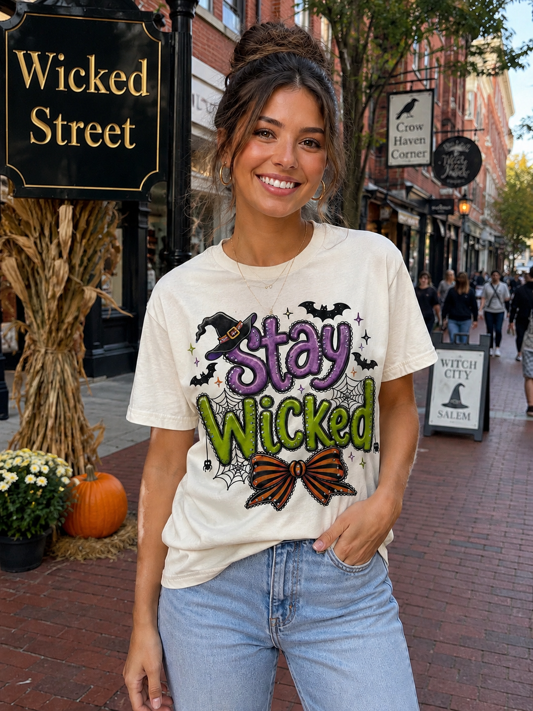 Stay Wicked Bow T-Shirt