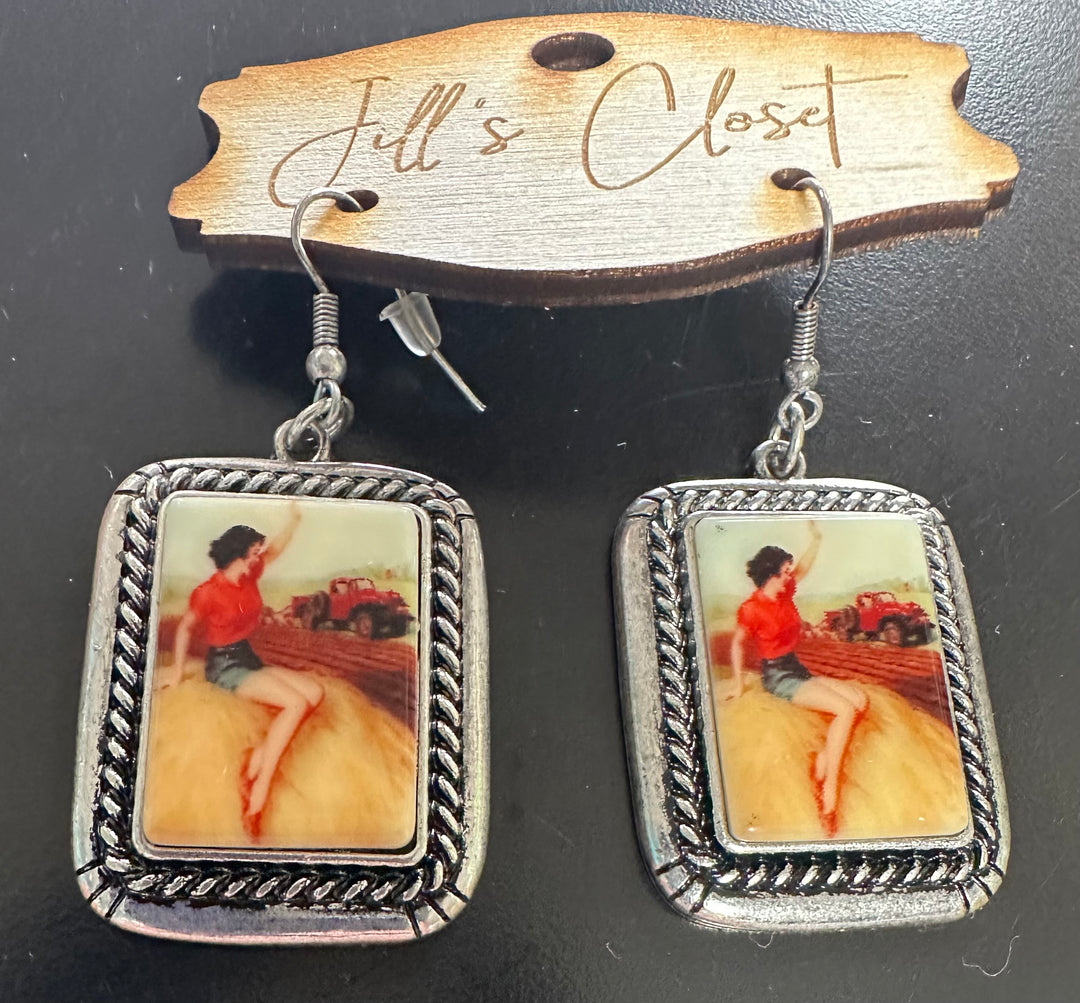 1940’s Cowgirl Earrings