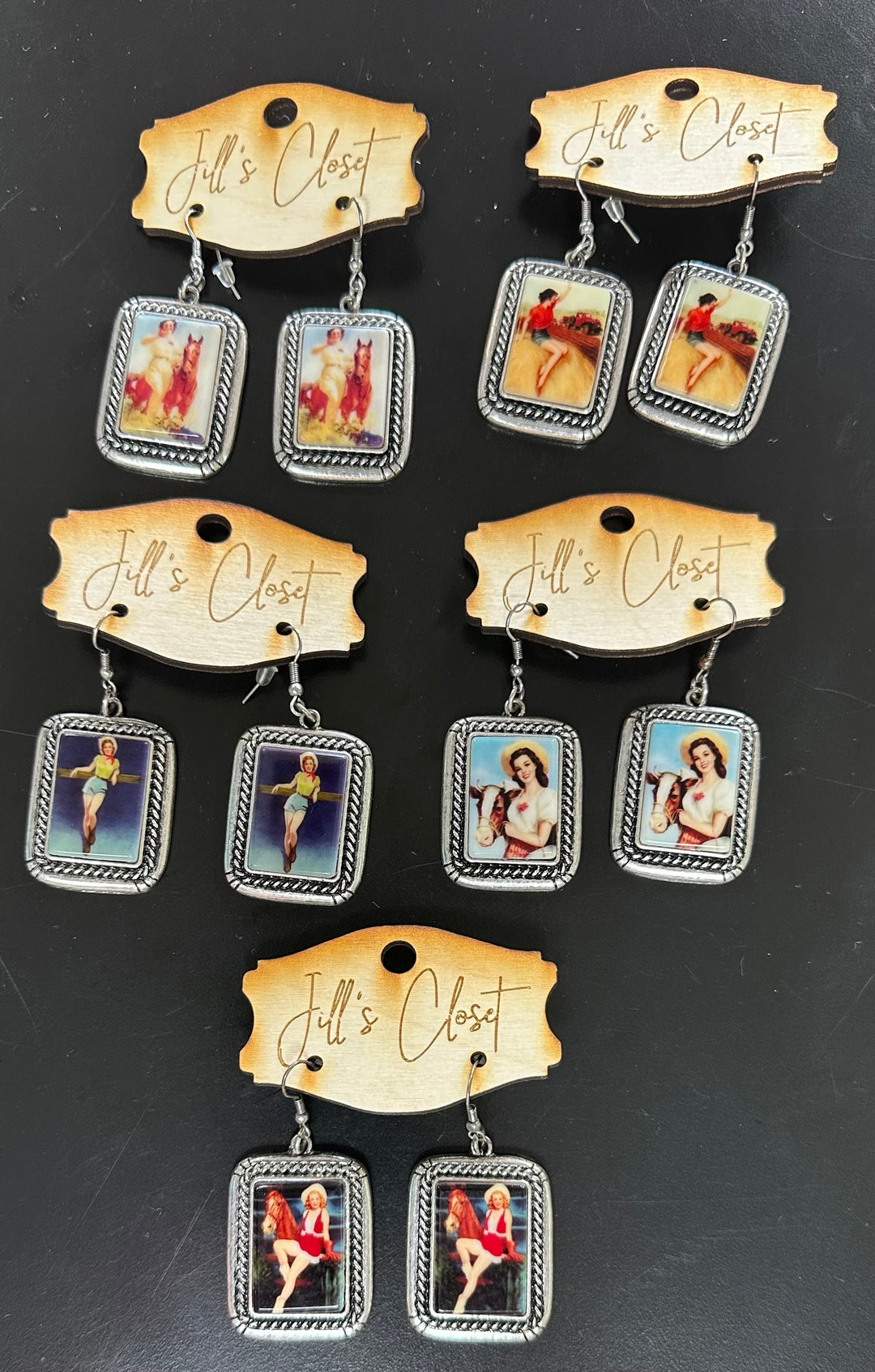 1940’s Cowgirl Earrings