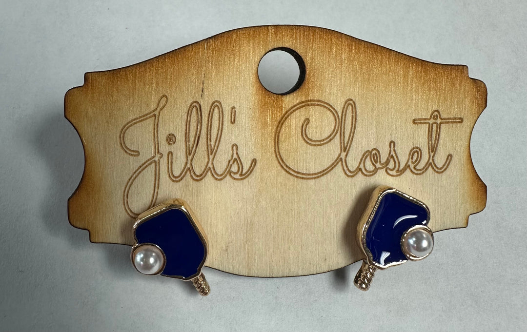 Pickleball Stud Earrings