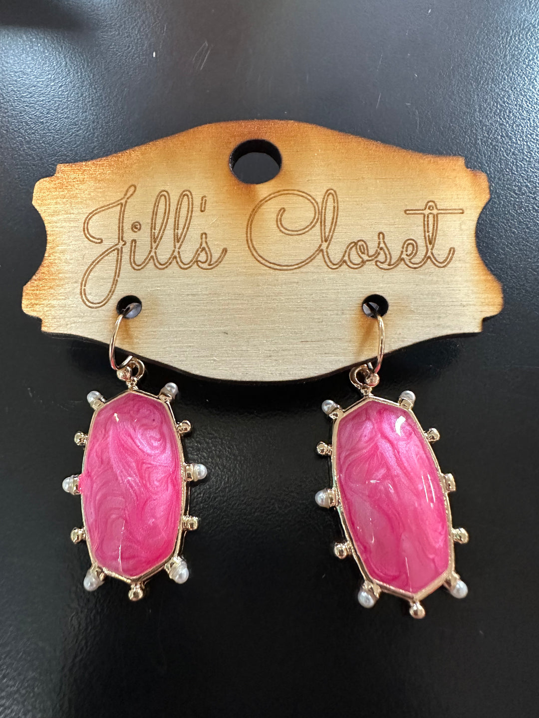 Marbled Drop Earrings
