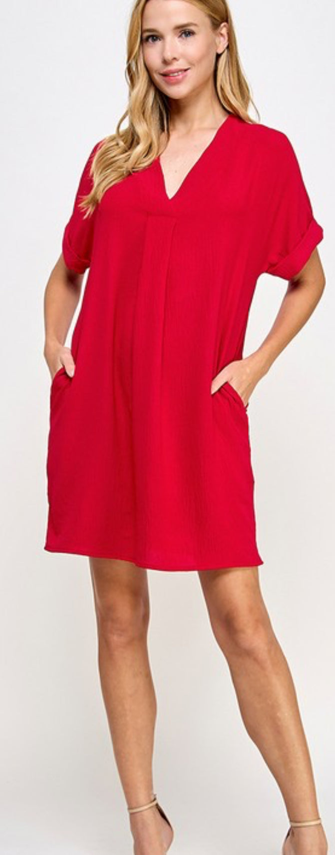 Not So Basic V Neck Dress