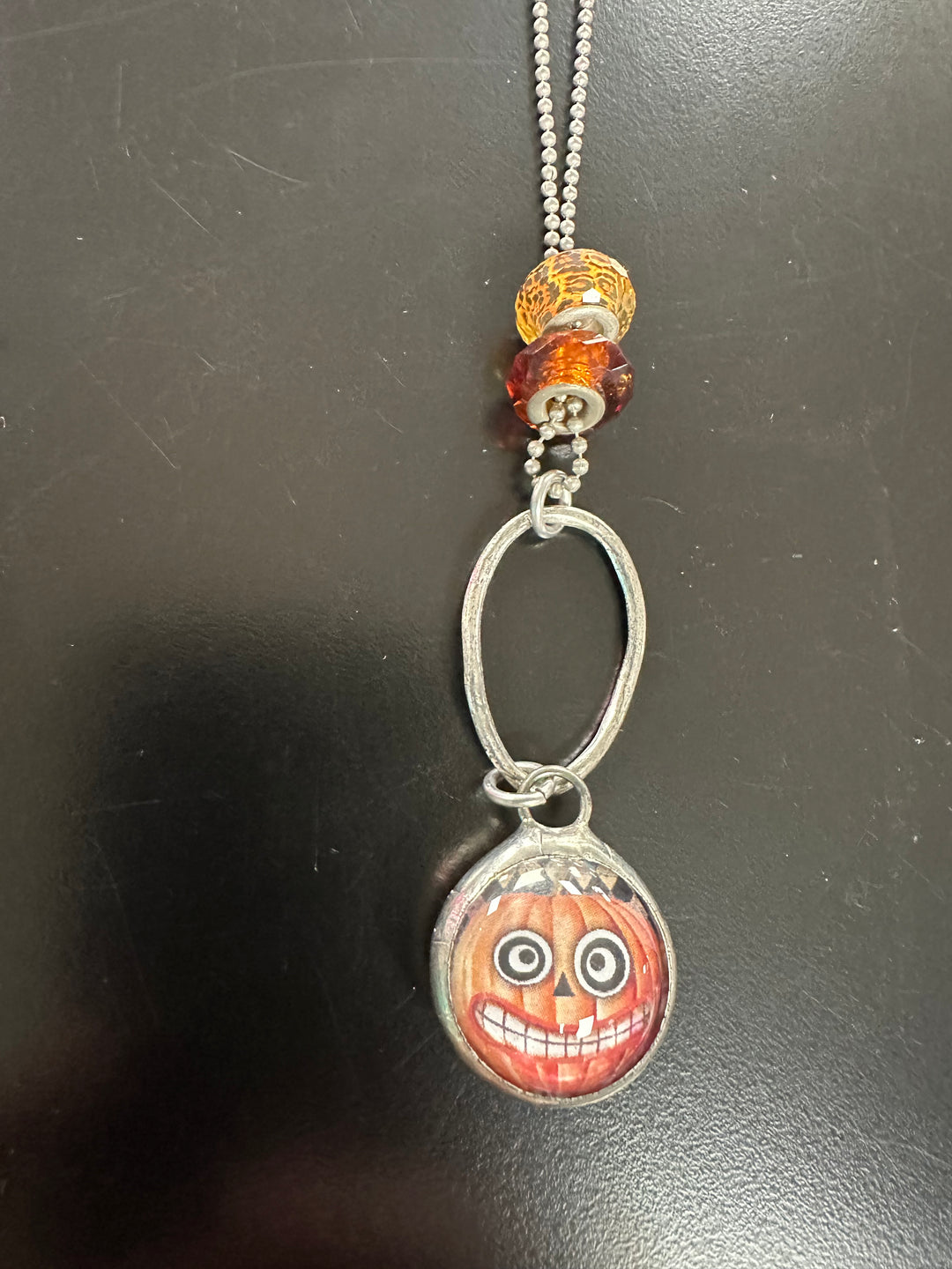 Art by Amy Halloween Ball chain Necklace
