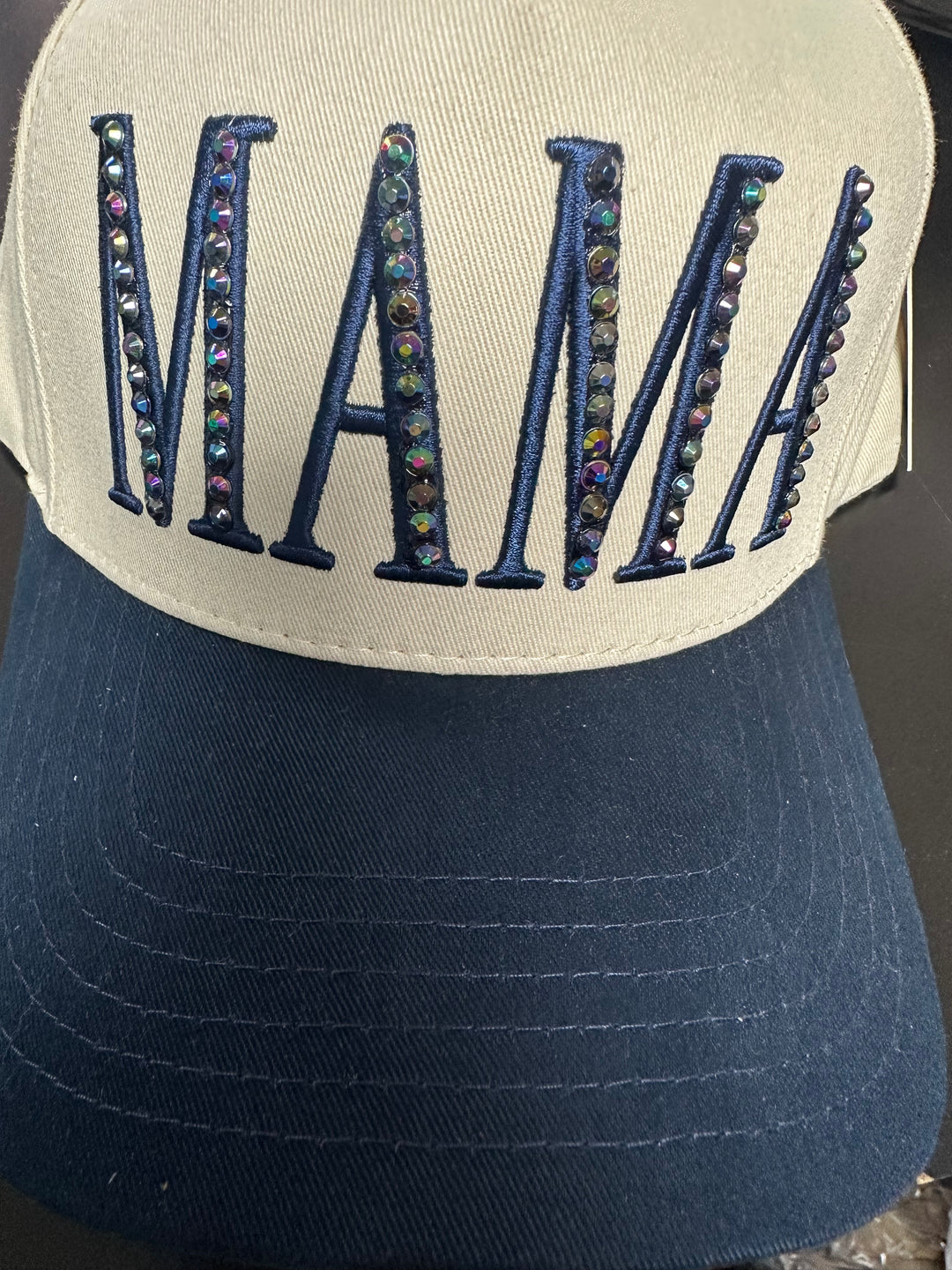Mama or USA Blinged Trucker Hat