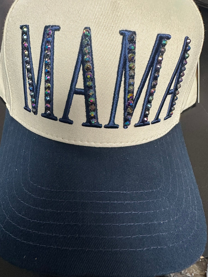 Mama or USA Blinged Trucker Hat