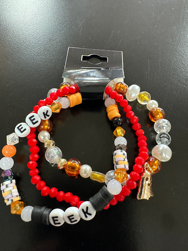 Triple Stack Halloween Bracelet