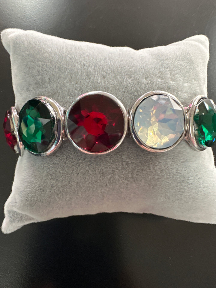 Rd. Faceted Stone Bracelets