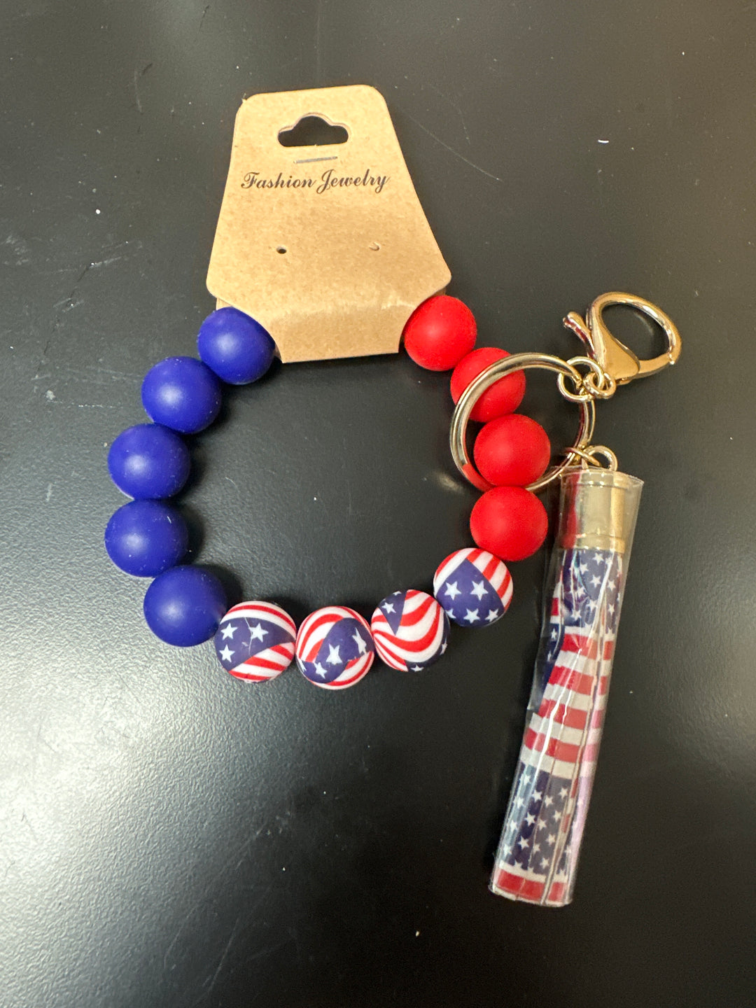 Beaded Keychain Wristlet