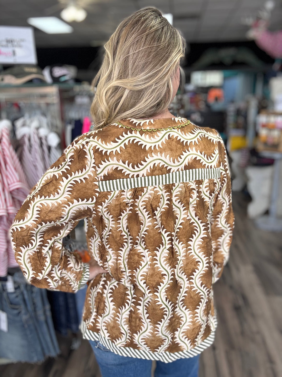 Olive Grove Charm Blouse
