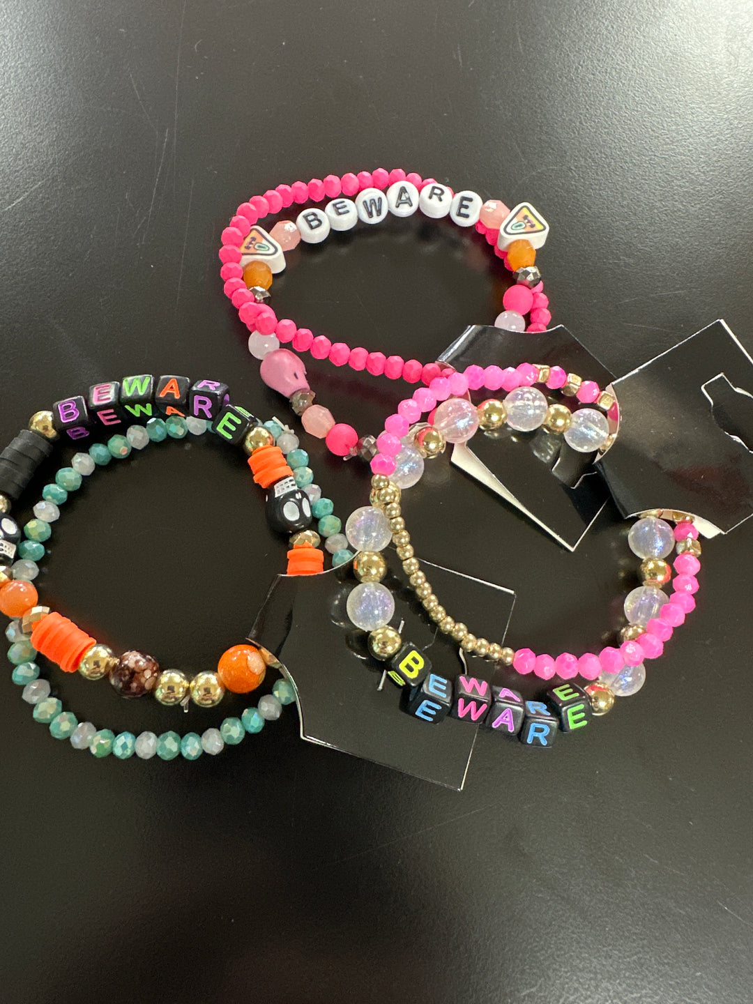 Halloween “Words” Bracelet pair
