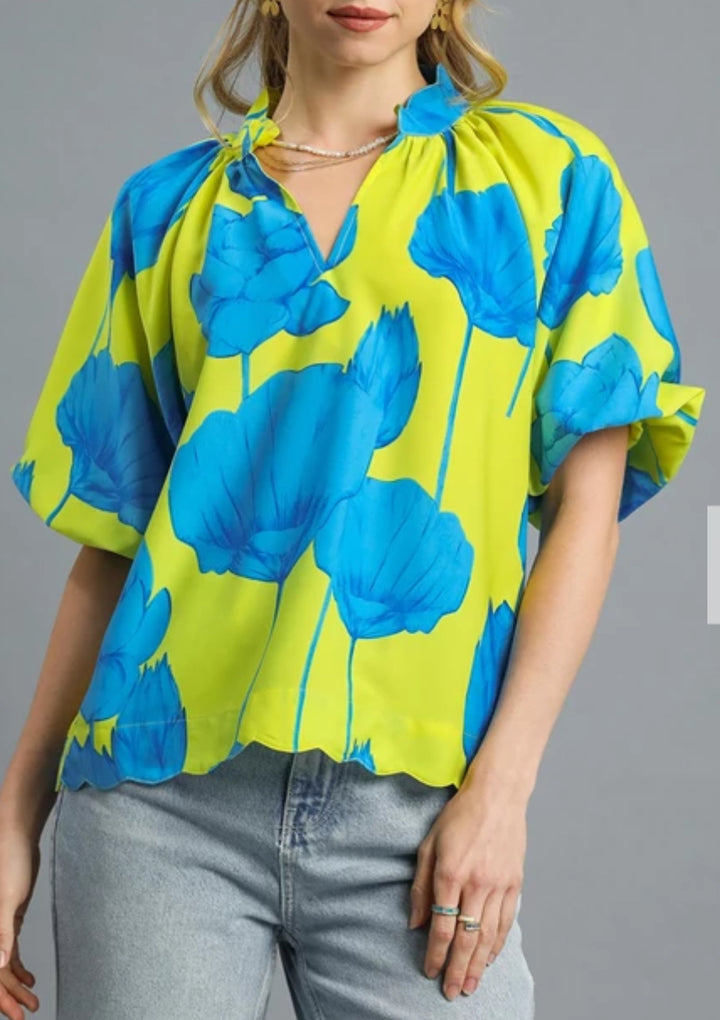 Big Poppy Blouse