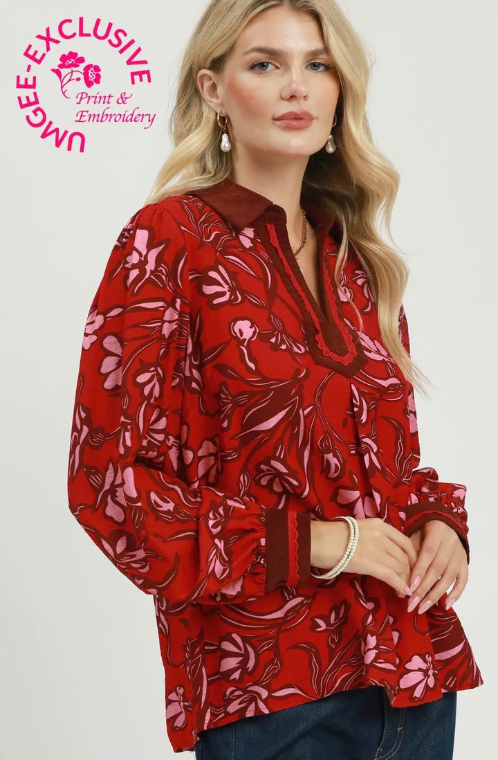 Code Red Blouse