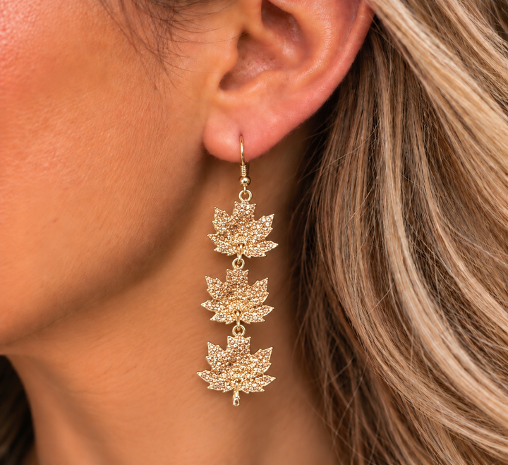 Fall Leaves Fishhook Earrings