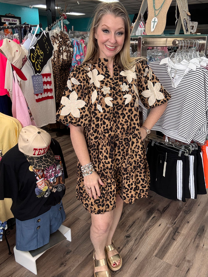 Wildflower Leopard Dress