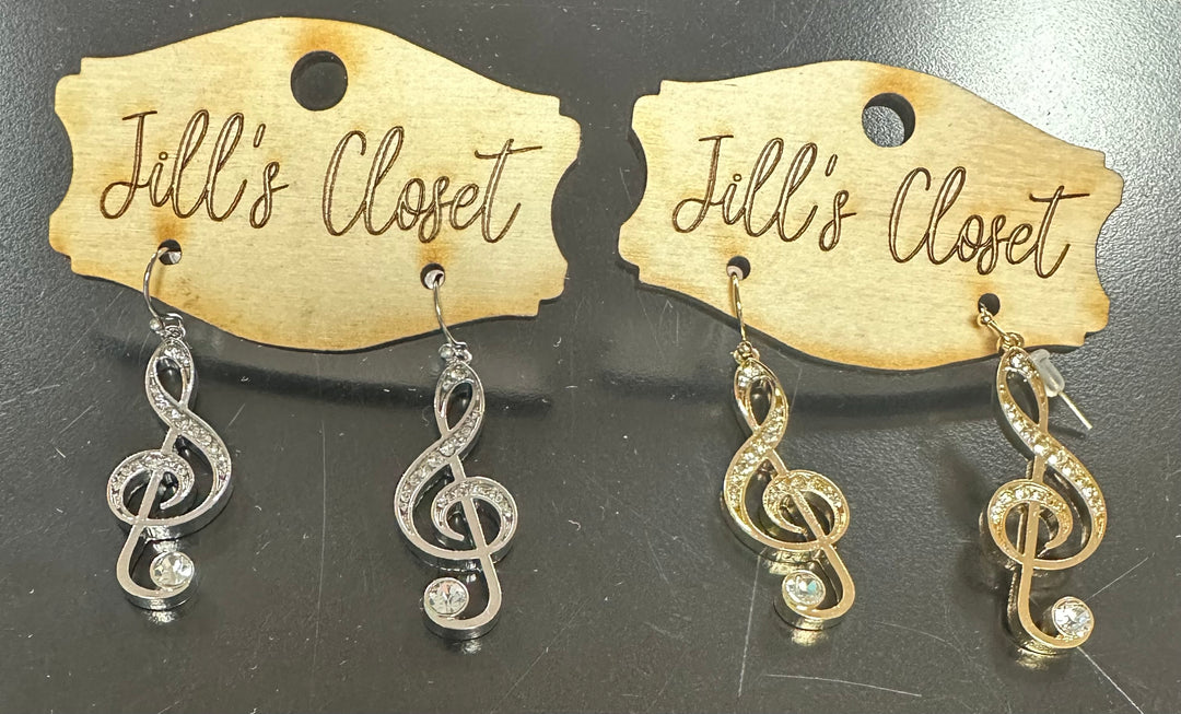 Musical Note Earrings