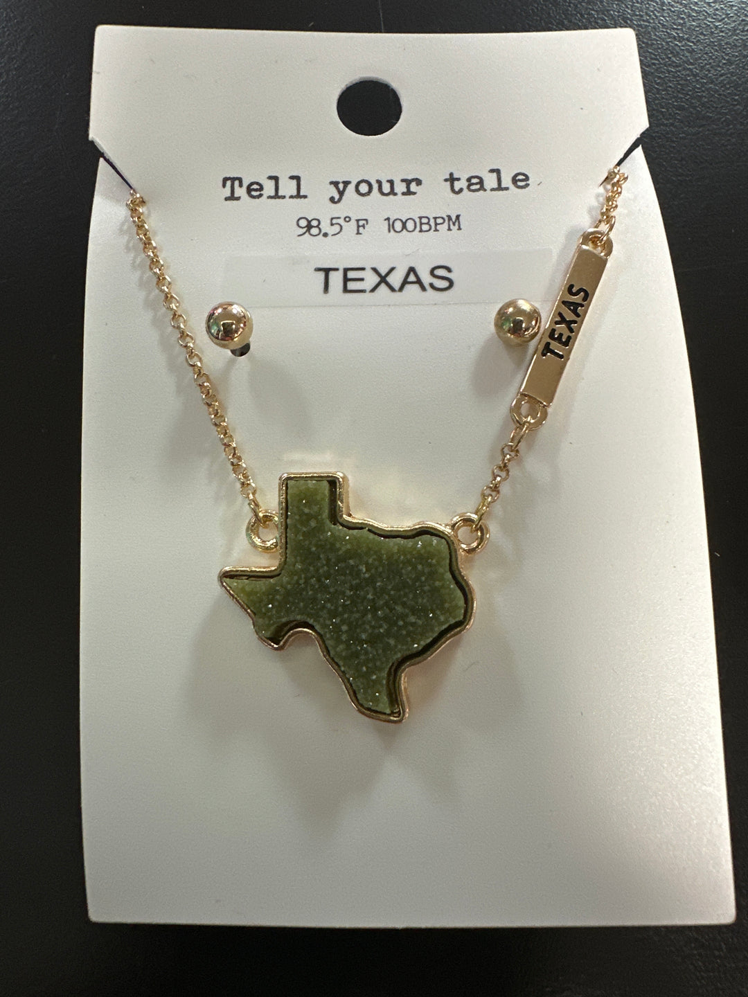 Texas necklace & Earrings Set