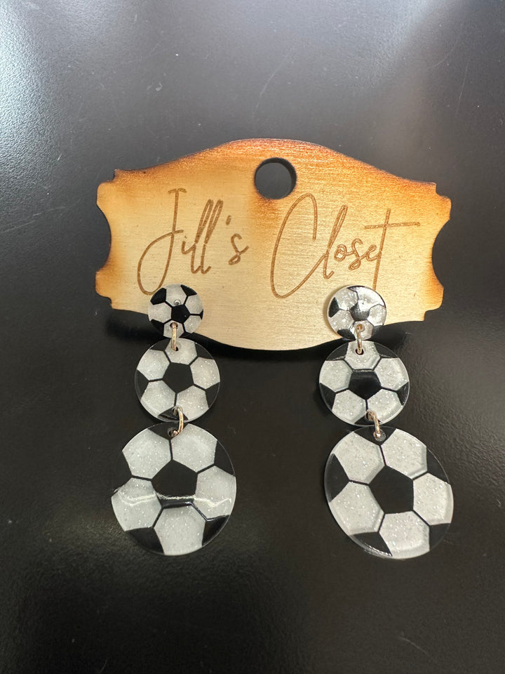 Sports Triple Earrings