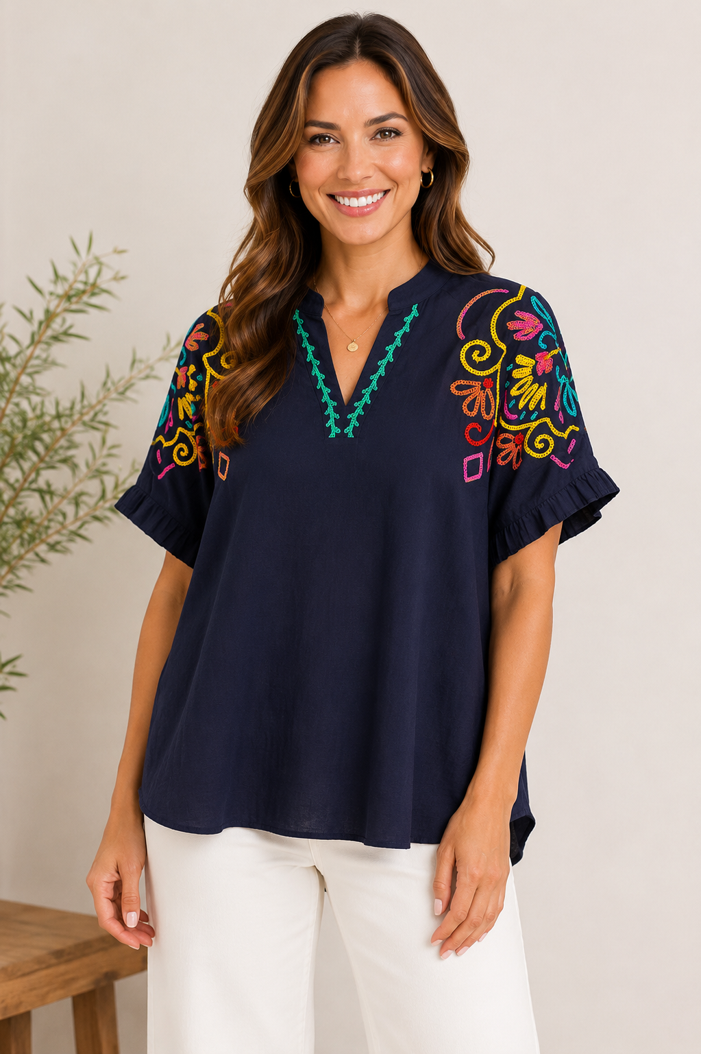 Midnight Fiesta Tunic