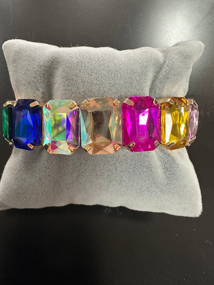 Rectangle Stone Necklace Set or Bracelet