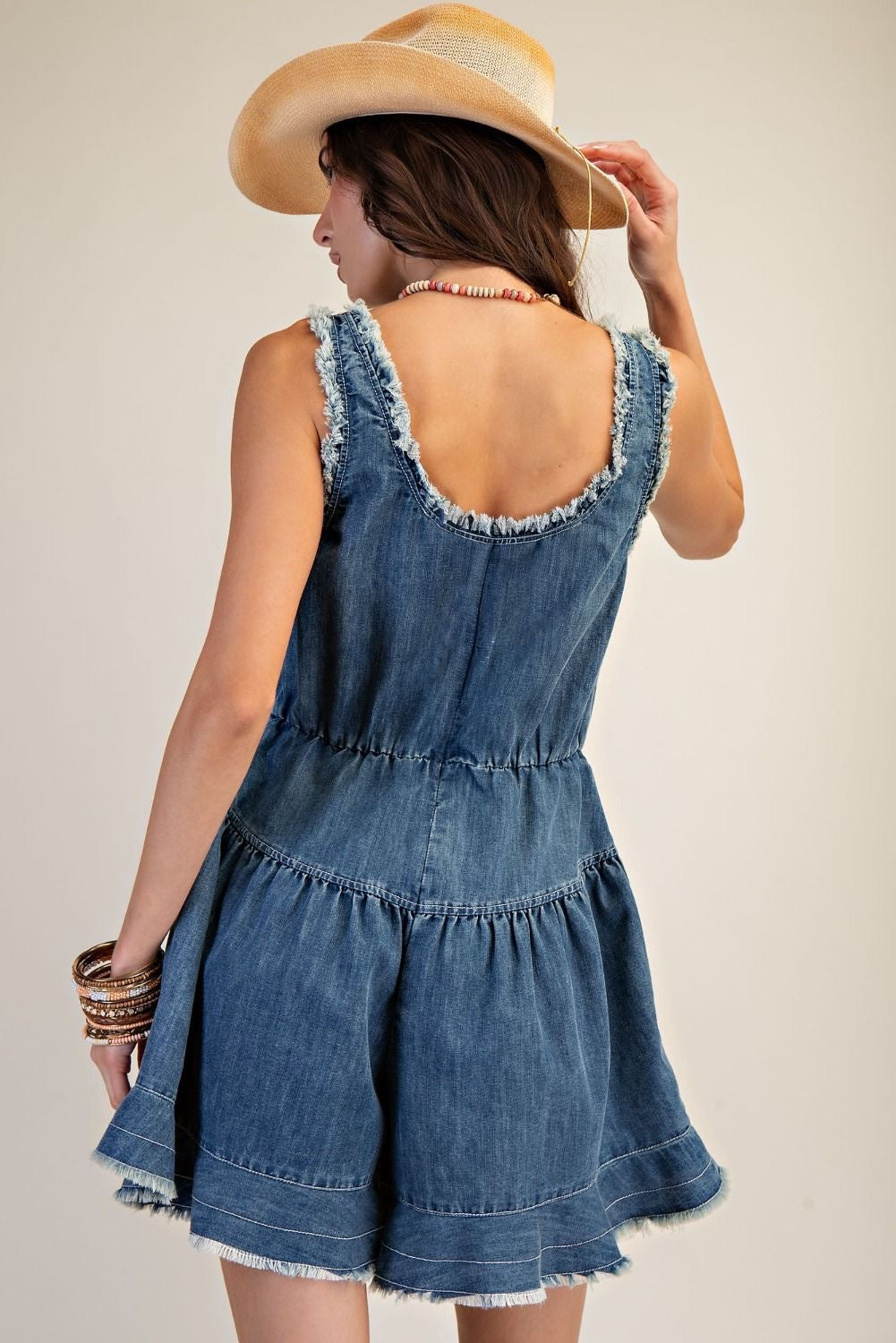 Meg’s Denim Romper
