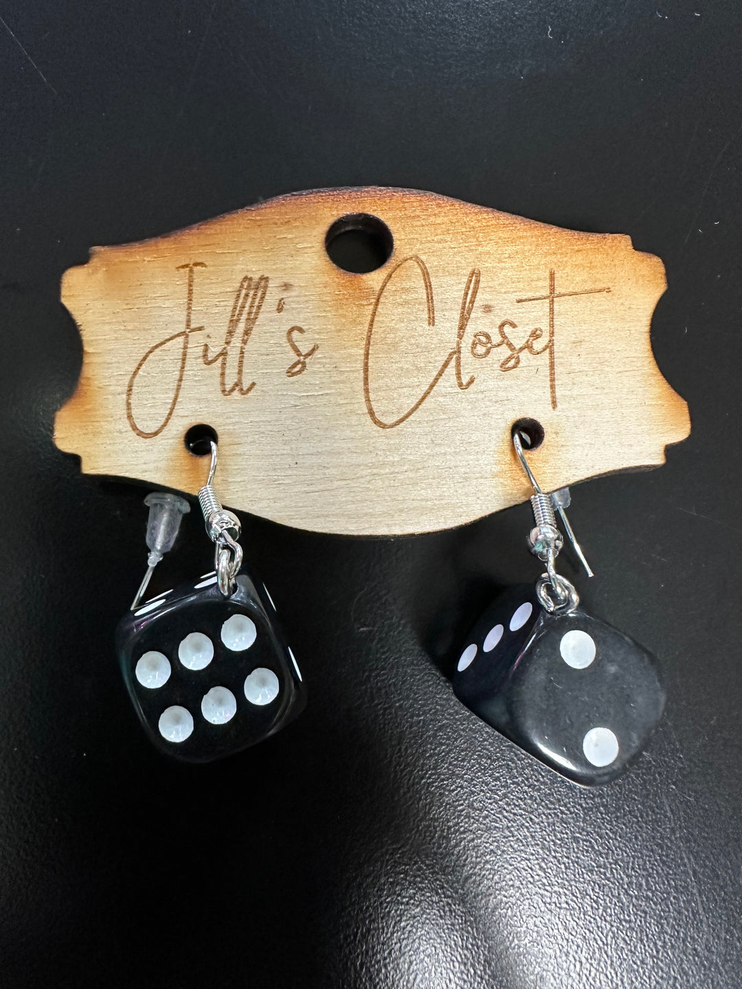 Colored Dice Earrings