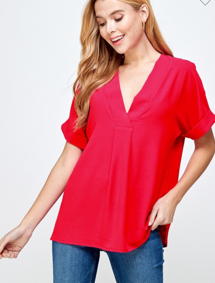 Another V-Neck Blouse