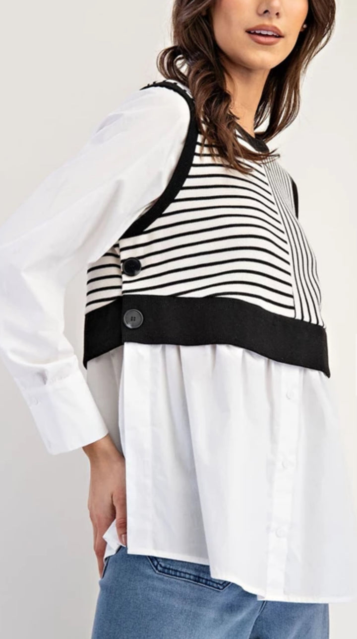 Vest in Me blouse