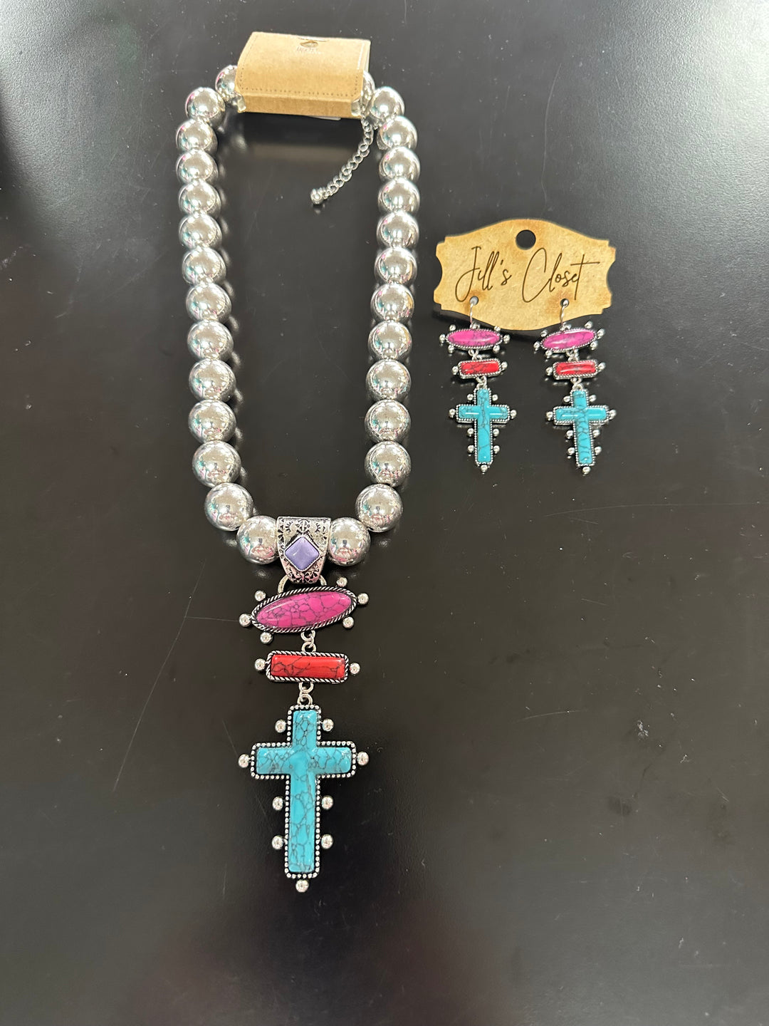 Ruth’s Cross Necklace or Earrings