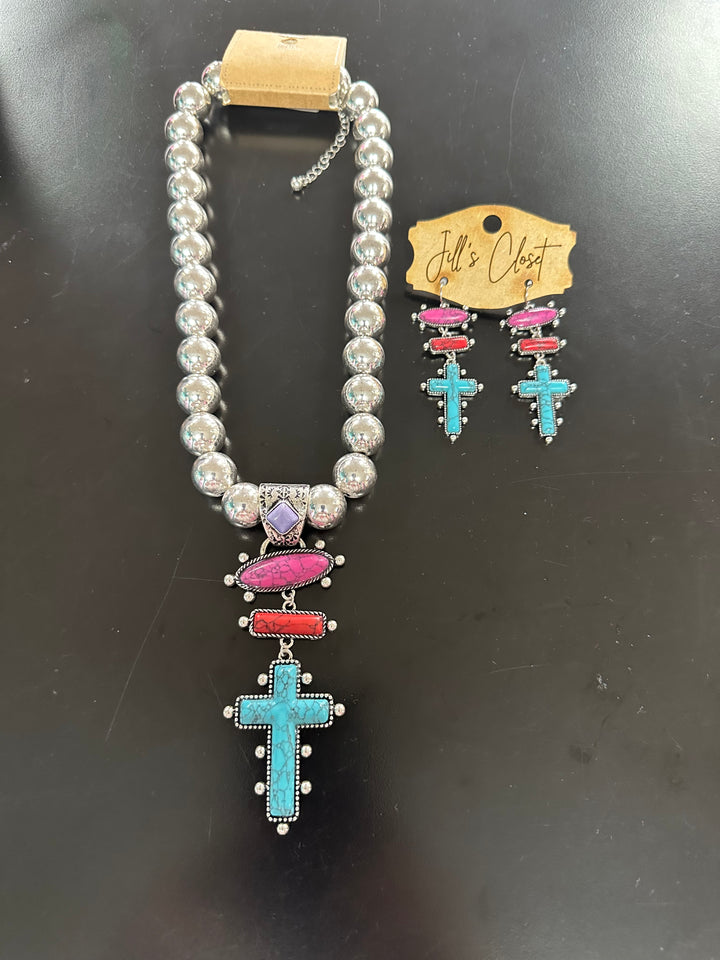 Ruth’s Cross Necklace or Earrings