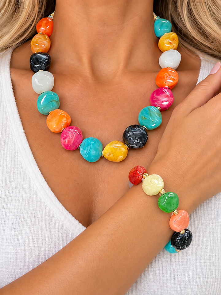 Rock on Necklace or Bracelet