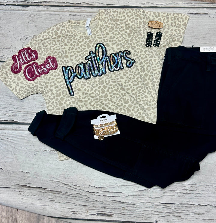 Sequin Script School Mascots Tee