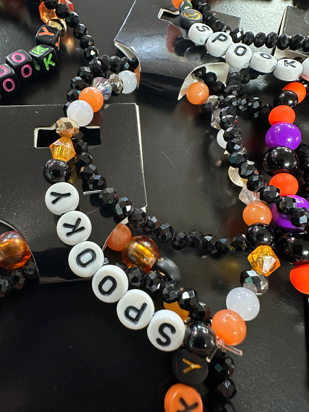 Halloween “Words” Bracelet pair