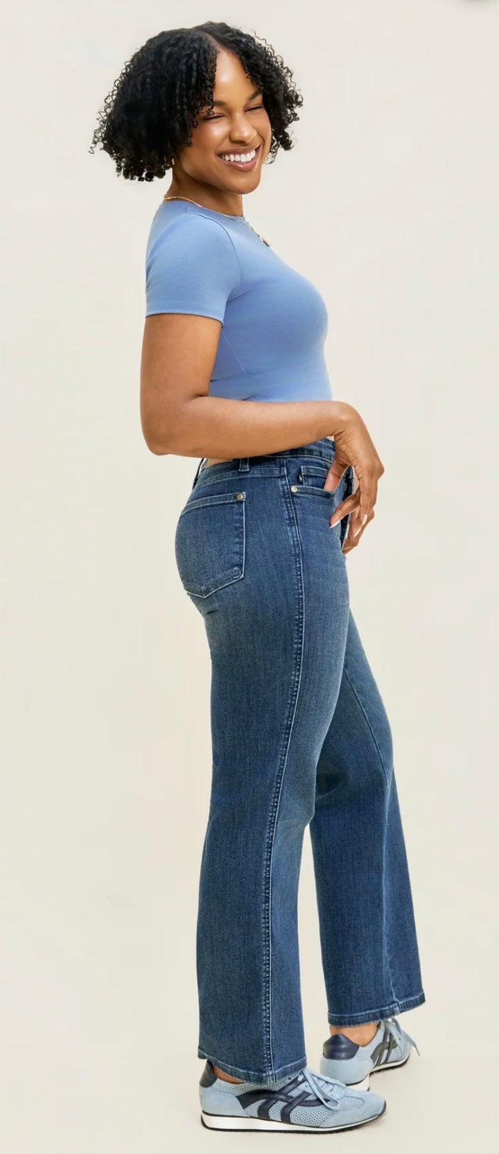 Judy Blue MR Tummy Control Straight Jeans