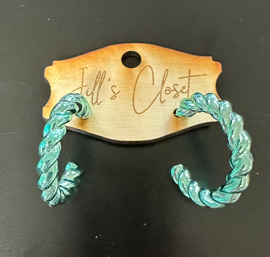 Twisted Hoop Earrings