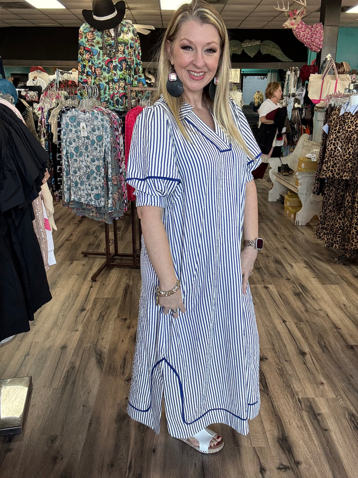 Striped Maxi Dress