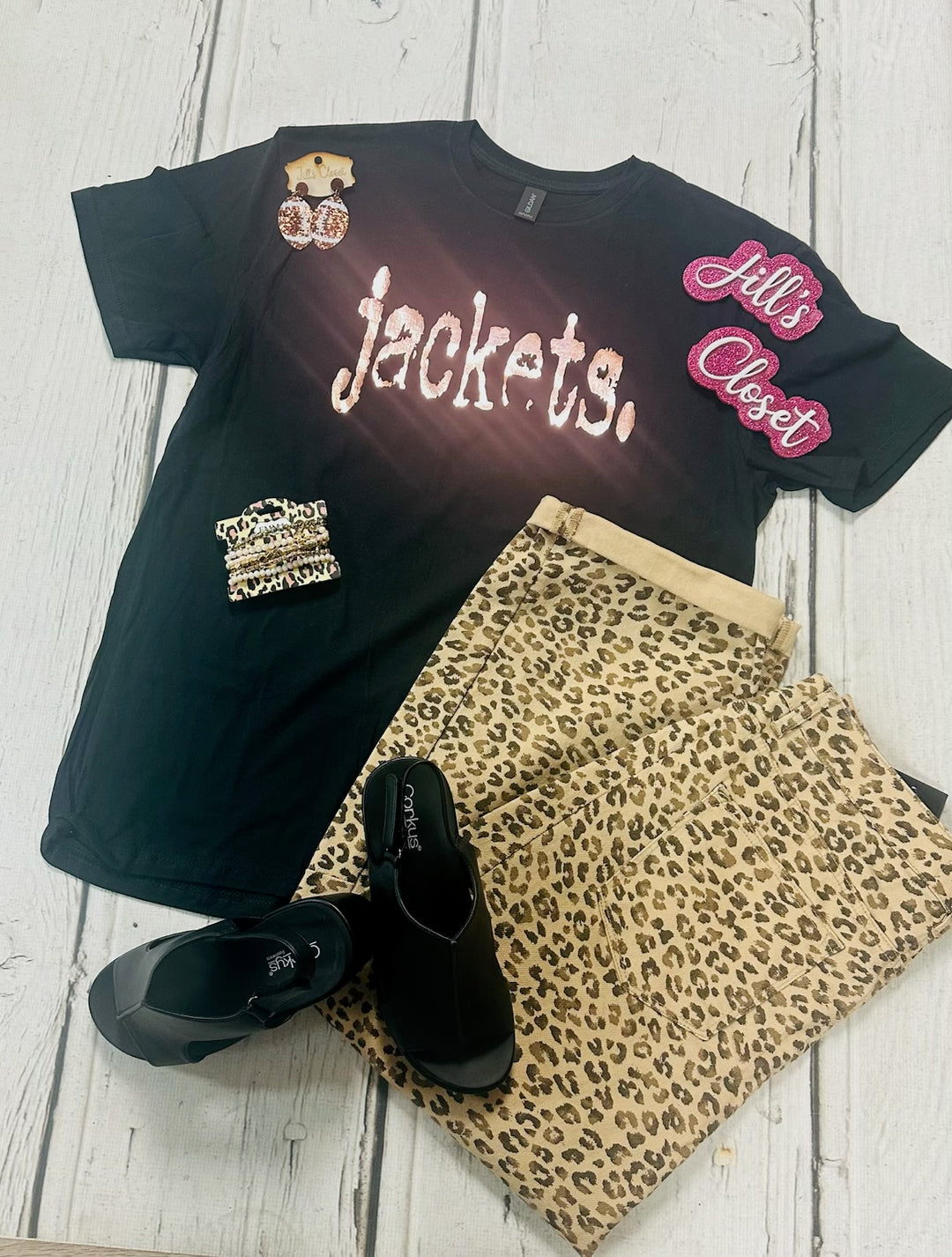 Distressed Jackets tee