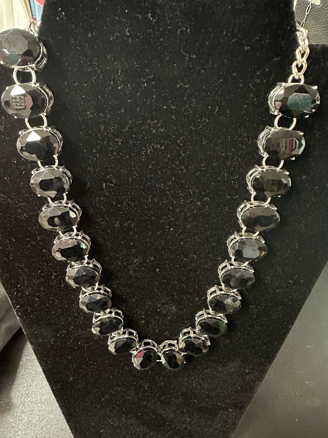 Colored Rhinestone Necklace