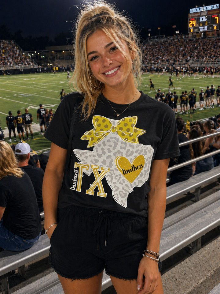 TX Doodle Danbury Panthers Tee